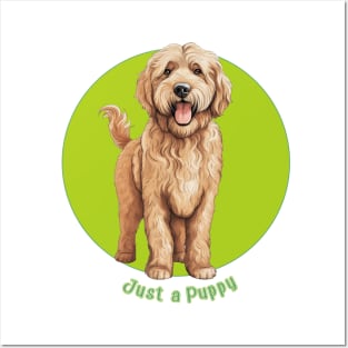 Just a Puppy - Goldendoodle Posters and Art